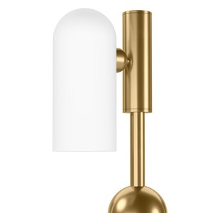 Lámpara de Mesa de Diseño Minimalista, Base E27 de Metal Dorado, Fuente de Luz LED, Iluminación Decorativa para Dormitorio y Sala de Estar - Product Image 5