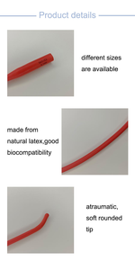 Kateter Nelaton kateter lateks merah yang nyaman untuk pengalaman manajemen urin efektif lembut - Product Image 6