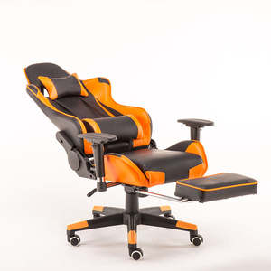 Vente en gros de chaise de course confortable <span class=keywords><strong>fauteuil</strong></span> de cockpit en cuir de jeu confortable <span class=keywords><strong>repose</strong></span>-pieds fabricant de chaise de joueur - Product Image 3