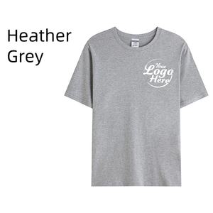 Haute qualité 190g 100% coton T-Shirt à manches courtes col rond Design imprimé personnalisé avec broderie chemise culturelle - Product Image 3