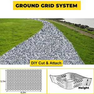 HDPE 지오 셀 유지 벽 경사 보호 주차 도로 포장 차도 주차장 지오 셀 - Product Image 2