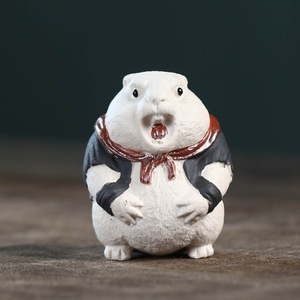 Yixing Zisha <b>Tea</b> Pet Groundhog Ornament Handmade Clay <b>Tea</b> Accessory For <b>Tea</b> <b>Set</b> Decor - Product Image 4