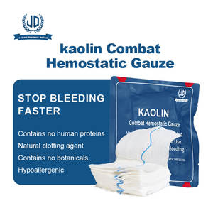 A-Shield Fabricant personnalisé livraison rapide Hémostase chirurgicale détectable par rayons X 4yds Gaze de kaolin hémostatique Kaolin Z-Fold - Product Image 4