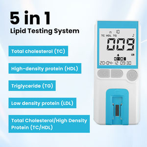 Тест-полоски для определения общего холестерина 5 в 1, тест-полоски для анализа липидов крови, тест-полоски для анализа липидов крови - Product Image 4