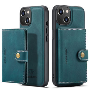 Estuche magnético 2 en <span class=keywords><strong>1</strong></span> para tarjetas de crédito para iPhone 13 /14 Promax/15/15 Pro, para iPhone 11/12 Estuche de cuero desmontable - Product Image 6