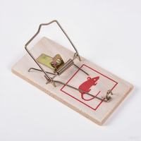 Piège à rats en bois Logo personnalisé Piège à souris en bois Piège à souris sensible Lutte antiparasitaire
