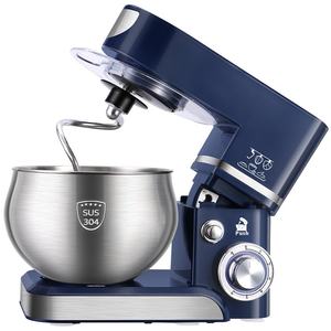 Petit robot pâtissier électrique domestique 5L avec bol mélangeur en acier inoxydable, pétrin, machine à faire de <span class=keywords><strong>la</strong></span> crème, faible <span class=keywords><strong>bruit</strong></span>, tête inclinable - Product Image 1