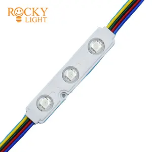 Colorful waterproof light source module /LED Supermodule word light 3 lamp injection waterproof luminous light