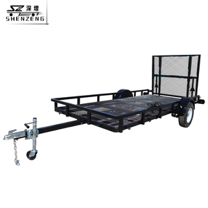 5x8 6x10 6x12 7x12 7x14 Pulver beschichteter Landschafts anhänger <span class=keywords><strong>ATV</strong></span> Utility <span class=keywords><strong>Trailer</strong></span> - Product Image 1