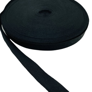 Phẳng sinh thái thân thiện Polyester <span class=keywords><strong>Webbing</strong></span> 50mm bông Twill xương cá Băng mật độ cao <span class=keywords><strong>Webbing</strong></span> giá thấp 30mm đen nhà dệt - Product Image 1