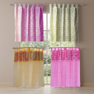 Tissu d'organza Brodé Rideau de Fenêtre - Product Image 3