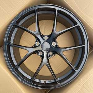 SY-3029 कस्टम 1-पीस मैट ब्लैक 5-छेद पहियों 5x112 5x114.3 5x120 5x108 bmw aueta Mazda - Product Image 2