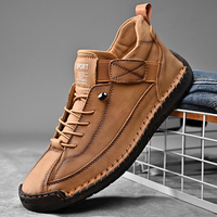 Mocassins pour hommes de haute qualité, grande taille, en cuir microfibre, chaussures plates décontractées et formelles, chaussures de marche, style tendance