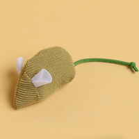 Jouet pour chat en peluche imitation fourrure, résistant aux griffures et aux morsures, jouet interactif pour animaux de compagnie