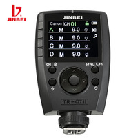 JINBEI-TR-Q7IIS TTL HSS, transmisor de disparador de Flash inalámbrico para luces de Flash de cámara