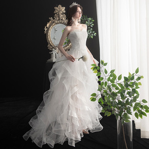 <span class=keywords><strong>Abiti</strong></span> da Sposa Personalizzati Luccicanti con Applicazioni, Vestiti da Cerimonia Formali, Vestido De Noiva, Robe Mariage - Product Image 5