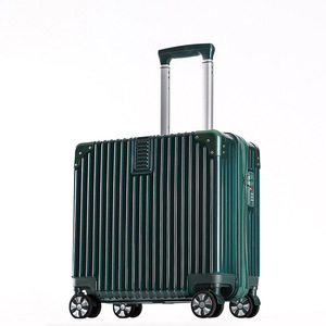 Valise cabine légère pour femme de 18 pouces avec roulettes et serrure, couleur unie, pour voyages d'affaires, collection Printemps 2025 GT901 - Product Image 5