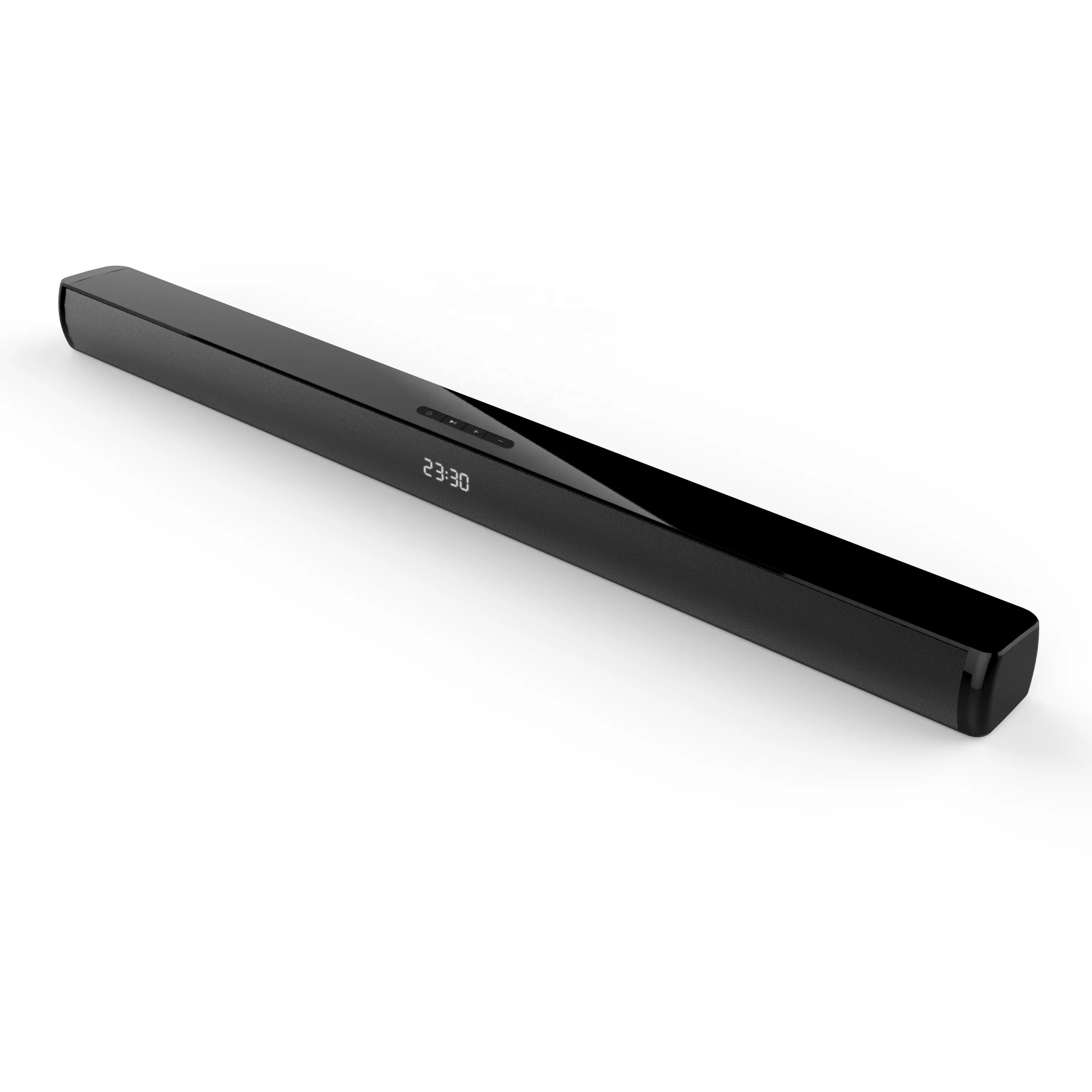 Soundbar optik dengan HD Ultra tipis, sound bar dinding dapat dipasang di dinding untuk tv lcd