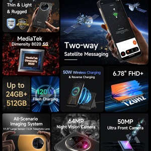 Ulefone Armor 23 Ultra Rugged Smartphone 12+512GB 50MP Main <b>Camera</b> Satellite Message 64MP Night Vision <b>Camera</b> Androoid 13 - Product Image 6