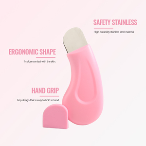 Xách tay thép không gỉ Silicone mặt lỗ chân lông Sữa rửa mặt với chức năng làm sạch sâu bền đơn giản phong cách mụn đầu đen scraper công cụ - Product Image 4