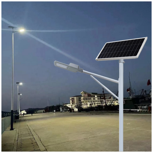 Lampadaire <span class=keywords><strong>solaire</strong></span> autonome, poteau tubulaire en métal, éclairage <span class=keywords><strong>solaire</strong></span> LED, lampadaire privé <span class=keywords><strong>sans</strong></span> électricité, éclairage <span class=keywords><strong>solaire</strong></span> extérieur - Product Image 6