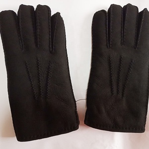 2025 hiver hommes en peau de mouton <span class=keywords><strong>gants</strong></span> en cuir Double face respirant poignet-longueur décontracté pour un usage quotidien - Product Image 6