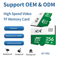 Tarjeta SD TF de Alta Definición con Transferencia de Datos Rápida, Velocidad de Lectura de 100 MB/s, Velocidad de Escritura de 60 MB/s, Compacta para Videocámaras y Cámaras de Coche