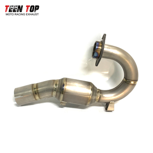 <span class=keywords><strong>2021</strong></span> + KX250 4 temps tuyau d'échappement avant Motocross Tube d'échappement tuyau 45MM alliage de titane - Product Image 4