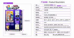 Trường hợp điện thoại làm cho máy không thể phá vỡ rõ ràng trường hợp điện thoại máy bán hàng tự động dễ dàng hoạt động thiết kế của bản thân mình - Product Image 2