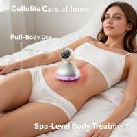 Appareil de Ventouses Intelligent Dynamique pour Soins de Santé et Beauté, Thérapie Chauffante Infrarouge, Anti-Cellulite, pour Abdomen, Jambes, Drainage Lymphatique et Gua Sha Corporel