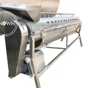 OEM automatico anatra gizzard pelle rimuovere la linea di lavorazione zampe rimozione della pelle artiglio pelapatate piedi di pollo Peeling pelle gialla