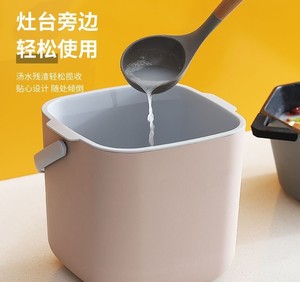 Recycler les déchets alimentaires composteur <span class=keywords><strong>cuisine</strong></span> composteur bac <span class=keywords><strong>à</strong></span> ordures poubelle en plastique peut déchets boîte de rangement avec filtre - Product Image 2