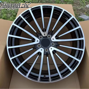 Vente en gros d'usine, jantes de voiture en alliage à cinq branches, 19 pouces, finition noire, garantie de 3 ans pour Mercedes Classe C, Classe E, Classe S, GLC, <span class=keywords><strong>GLM</strong></span> - Product Image 5