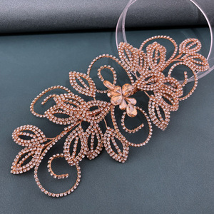 <span class=keywords><strong>Serre</strong></span>-tête de <span class=keywords><strong>mariée</strong></span> fait main en cristal et strass en forme de feuille, diadème de mariage pour la <span class=keywords><strong>mariée</strong></span> - Product Image 3