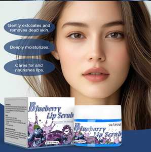 Vente flash : Gommage exfoliant et hydratant pour lèvres foncées à la myrtille bleue naturelle, marque propre - Product Image 6