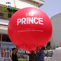 Ballon gonflable à l'hélium pour la publicité / Ballon de décoration personnalisé pour les fêtes, éclairage gonflable pour la scène