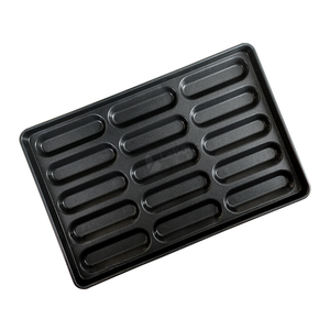 Gran Oferta personalizada, bandeja antiadherente para hornear perritos calientes <span class=keywords><strong>de</strong></span> acero y aluminio, <span class=keywords><strong>molde</strong></span> para <span class=keywords><strong>pan</strong></span> <span class=keywords><strong>de</strong></span> <span class=keywords><strong>hamburguesa</strong></span> - Product Image 6