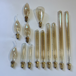 120V E12 25 Watt nostalgique Incandescent Edison Ampoules T6 Tube Vintage Fil <span class=keywords><strong>Filament</strong></span> Candélabre Base Antique <span class=keywords><strong>Ampoule</strong></span> T20 - Product Image 6