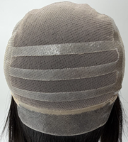 Perruque médicale pour l'alopécie, entièrement en silicone, nouée à la main, cheveux humains vierges européens, sans colle, antidérapante
