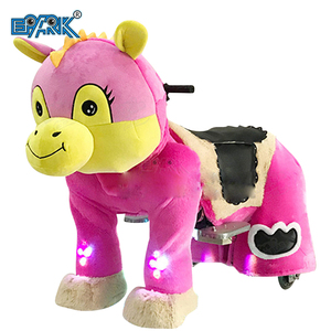 Kiddie Ride produttore Plaza Car Kids Ride On Animal Toy Little Elephant Battery farcito Animal Riding Equipment - Product Image 5