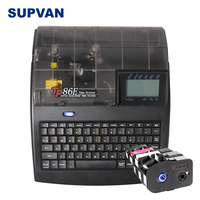 Imprimante de marquage de fils industrielle SUPVAN TP86E pour l'impression d'étiquettes thermorétractables sur tubes avec connexion PC