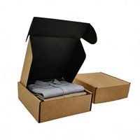 Caja de Cartón Corrugado para Envíos, Impresa con Tinta Completa, Materiales Reciclados, con Relieve y Laminado Mate, para Ropa, Zapatos y Sombreros
