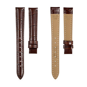 <span class=keywords><strong>Bracelet</strong></span> <span class=keywords><strong>femme</strong></span> 14mm 19mm bracelets de montre en <span class=keywords><strong>cuir</strong></span> véritable pour Tisot Appl E Iwatch <span class=keywords><strong>bracelet</strong></span> en <span class=keywords><strong>cuir</strong></span> de veau étanche grain de crocodile - Product Image 3