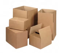 Vente en gros d'emballages en carton ondulé avec logo imprimé, boîte postale en carton d'expédition