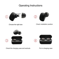Accessoires pour écouteurs HZ-014, nouveau style, embouts en mousse à mémoire de forme, réduction du bruit, embouts pour écouteurs TWS de 4,8 à 5,5 mm