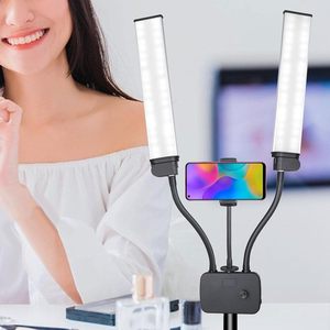 Nouveau kit d'éclairage LED à double bras dimmable 45W 3200-5600K pour maquilleur, cils, beauté, sourcils, tatouage, studio vidéo, photographie - Product Image 1