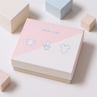Coffret Cadeau de Souvenirs Personnalisé pour Bébé Luxe, Jouets Éducatifs Étanche pour Nouveau-Nés, Activité d'Apprentissage Amusante, Doublure en Éponge