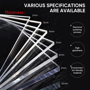 Plaque acrylique transparente haute clarté en PMMA, résistante aux chocs, pour panneau de douche ou décoration de salle de <span class=keywords><strong>bain</strong></span> - Product Image 3