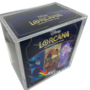 Boîte de présentation transparente personnalisée en acrylique pour <span class=keywords><strong>petit</strong></span> <span class=keywords><strong>tailleur</strong></span> courageux et <span class=keywords><strong>petit</strong></span> <span class=keywords><strong>tailleur</strong></span> pour Lorcana étui portable en acrylique poli - Product Image 6