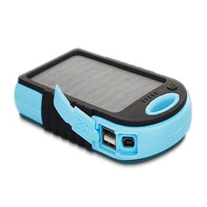 Banco de energía Solar de polímero de 5000mAh, Banco de energía de acampada, estación de carga portátil para teléfono móvil, cargador de batería Solar de 5000mAh - Product Image 2